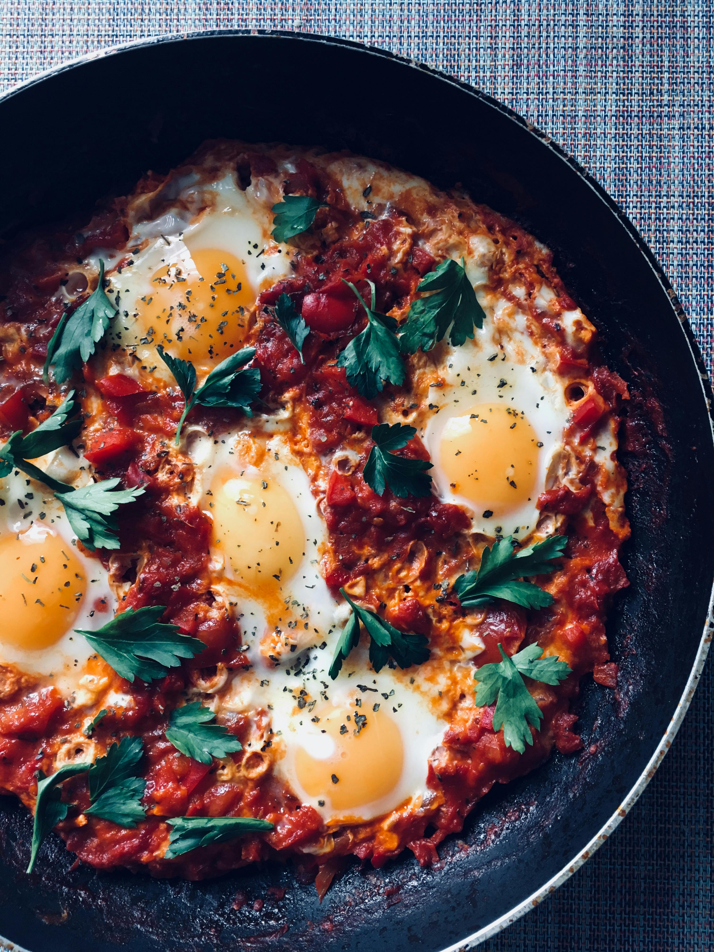 Shakshuka - Photo by Julia Khalimova on Pexels