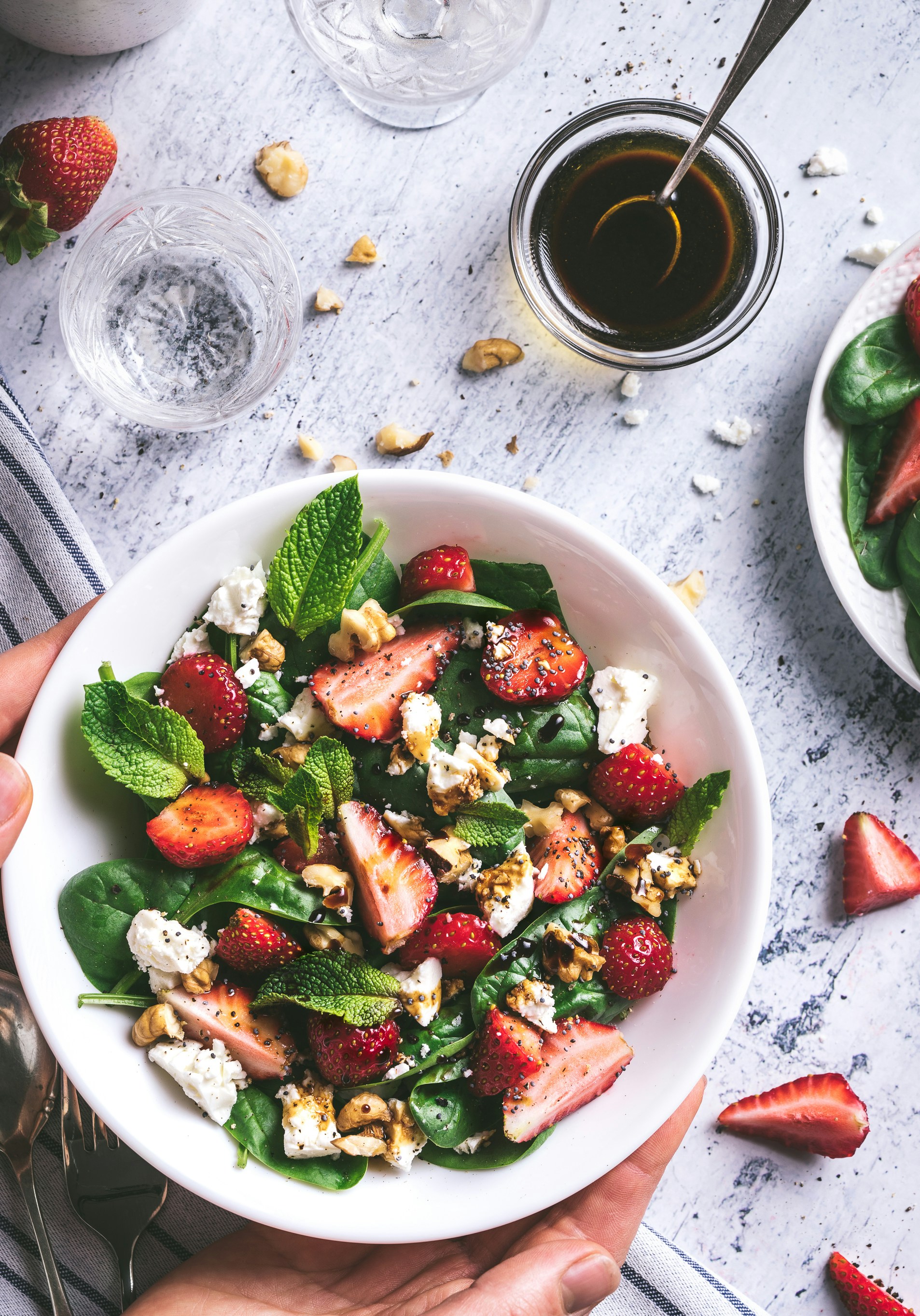Strawberry Salad - Photo by Dovile Ramoskaite on Unsplash